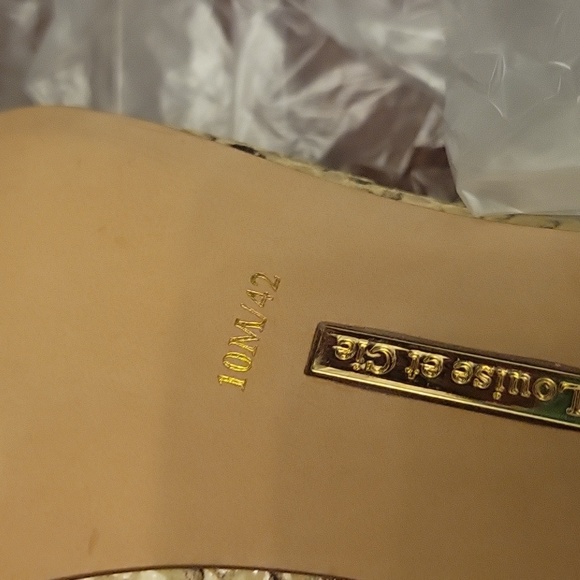 LOUISE ET CIE JORDYNA PUMPS HEELS ANIMAL PRINTS SHOES  SIZE 10 beige brown color - Picture 11 of 12